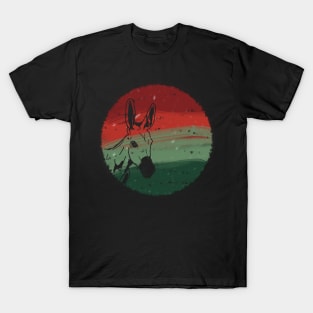 Christmas orb - curious donkey T-Shirt